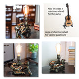 Guitar Player Steampunk Lamp