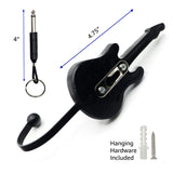 Guitar Wall Hook and Amp Plug Keychain